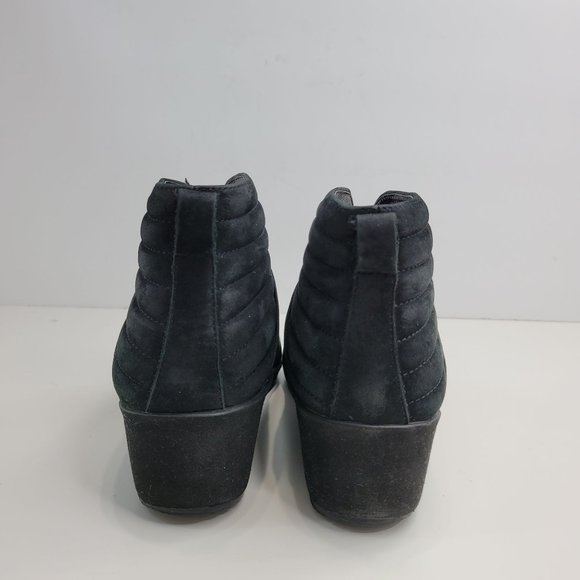 Aetrex Adele Women's Black Leather Ankle Boots US Size 9 EU 40 - Picture 4 of 8